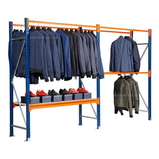 Rayonnage pour vêtements 280kg Rayonnage pour vêtements 280kg